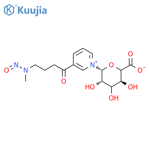 4-(Methylnitrosamino)-1-(3-pyridyl)-1-butanone N-b-D-Glucuronide structure