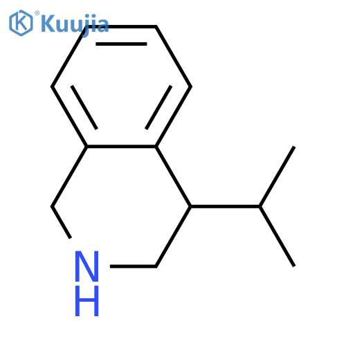 Isoquinoline,1,2,3,4-tetrahydro-4-(1-methylethyl)-, (4R)- structure
