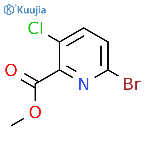 methyl 6-bromo-3-chloro-pyridine-2-carboxylate structure