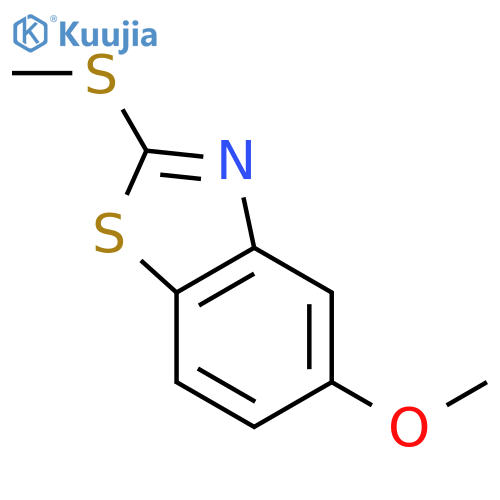 5-Methoxy-2-(methylthio)benzo[d]thiazole structure