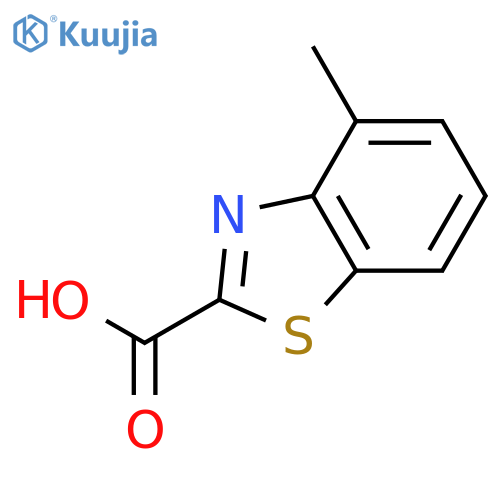 4-methyl-1,3-benzothiazole-2-carboxylic acid structure