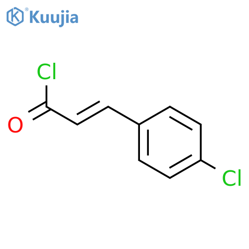 (2E)-3-(4-Chlorophenyl)acryloyl chloride structure