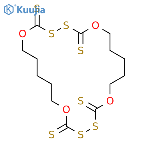 1,6,12,17-Tetraoxa-3,4,14,15-tetrathiacyclodocosane-2,5,13,16-tetrathione structure