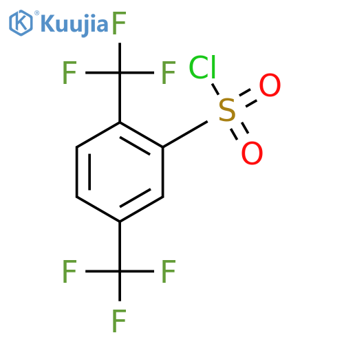 2,5-bis(trifluoromethyl)benzenesulfonyl chloride structure