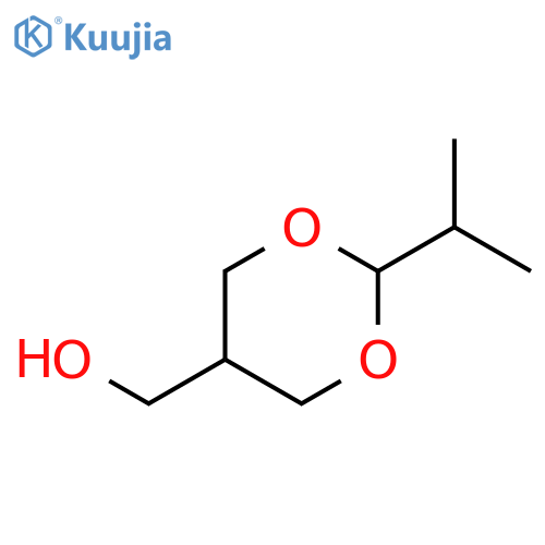 1,3-Dioxane-5-methanol, 2-(1-methylethyl)-, trans- structure
