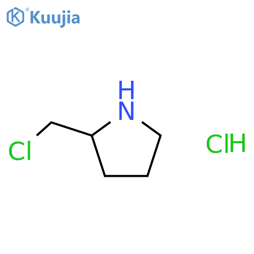 (2S)-2-(chloromethyl)pyrrolidine;hydrochloride structure