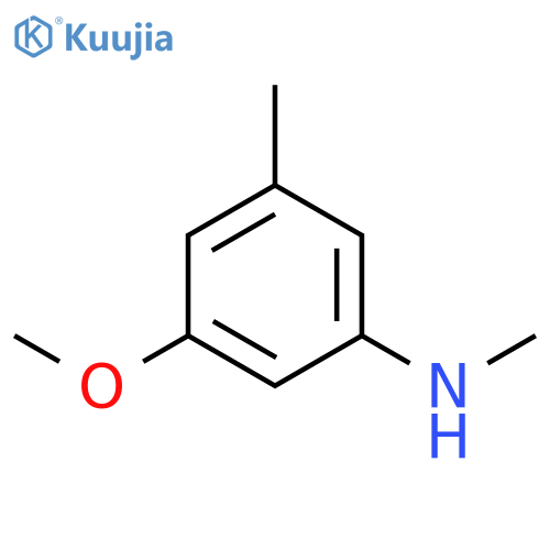 3-Methoxy-N,5-dimethylbenzenamine structure