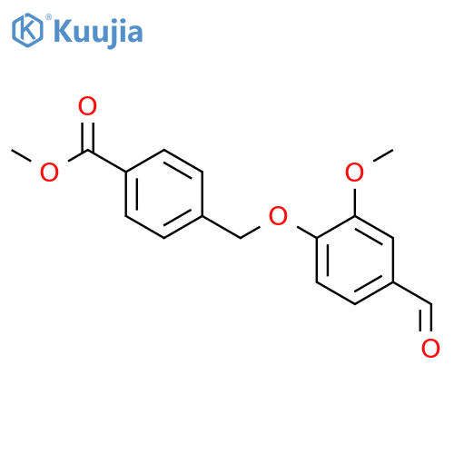 Methyl 4-(4-Formyl-2-methoxyphenoxy)methylbenzoate structure