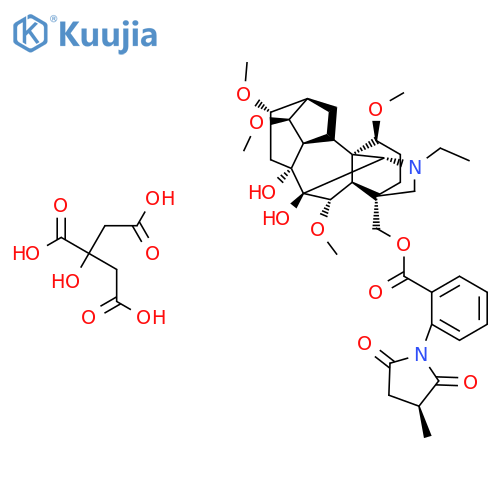 Methyllycaconitine citrate structure