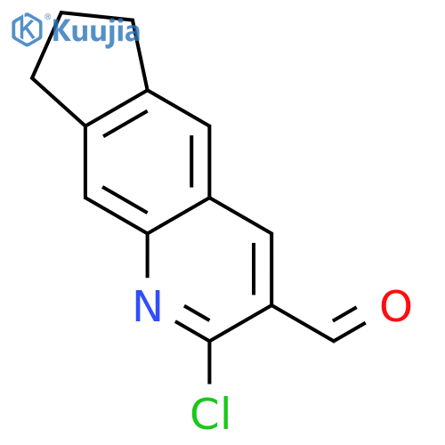 2-Chloro-7,8-dihydro-6H-cyclopentagquinoline-3-carbaldehyde structure