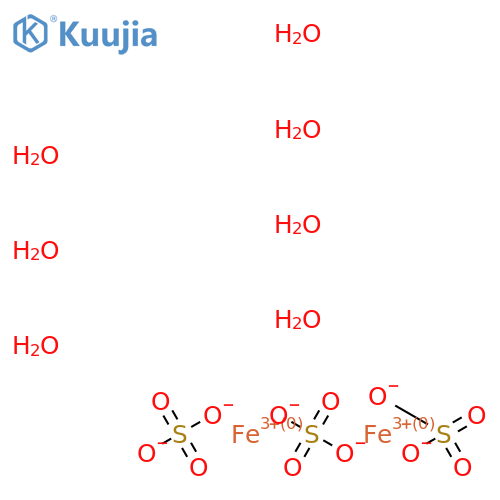 Ferric sulfate heptahydrate structure