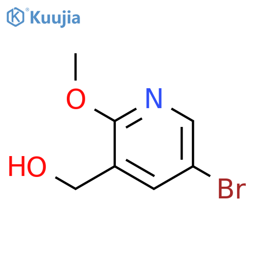 (5-Bromo-2-methoxypyridin-3-yl)methanol structure