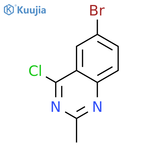 6-Bromo-4-chloro-2-methylquinazoline structure