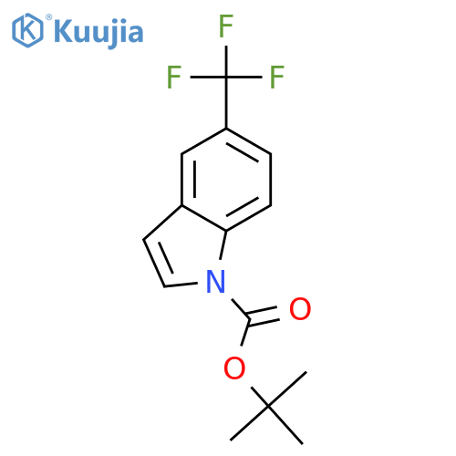 Tert-Butyl 5-(Trifluoromethyl)-1h-Indole-1-Carboxylate structure