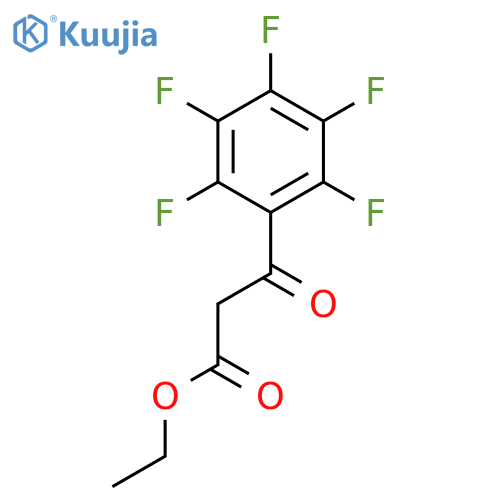 ethyl (pentafluorobenzoyl)acetate structure