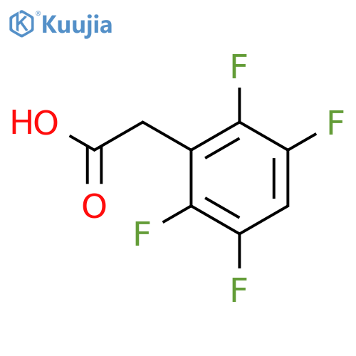 2-(2,3,5,6-tetrafluorophenyl)acetic acid structure