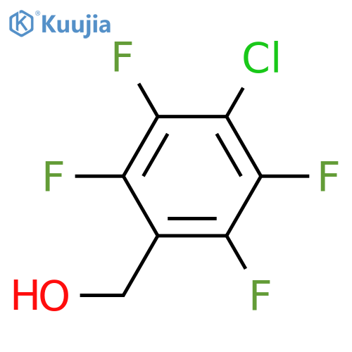 Benzenemethanol,4-chloro-2,3,5,6-tetrafluoro- structure