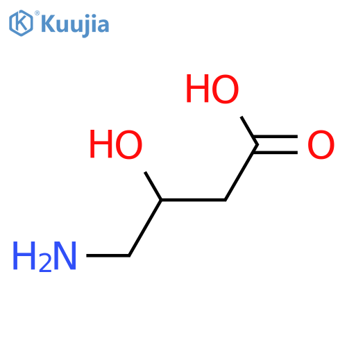 D,L-4-amino-3-hydroxybutyric acid structure