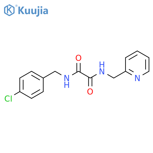 N-[(4-Chlorophenyl)methyl]-N'-[(pyridin-2-yl)methyl]ethanediamide structure