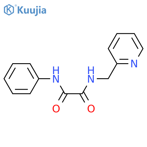 N'-phenyl-N-(pyridin-2-yl)methylethanediamide structure