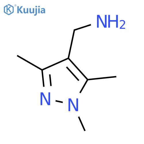 (1,3,5-trimethylpyrazol-4-yl)methanamine structure