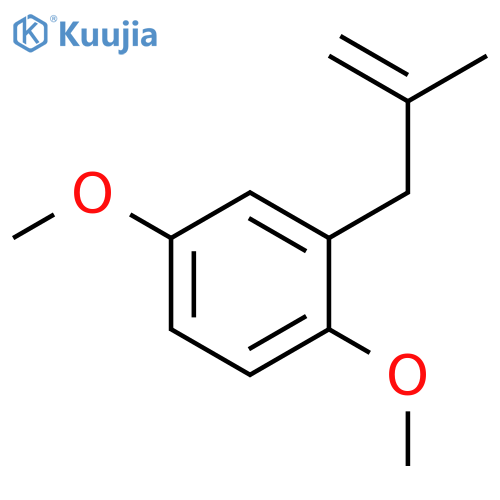 3-(2,5-Dimethoxyphenyl)-2-methyl-1-propene structure