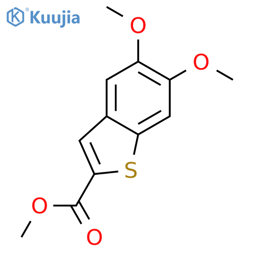 methyl 5,6-dimethoxybenzothiophene-2-carboxylate structure