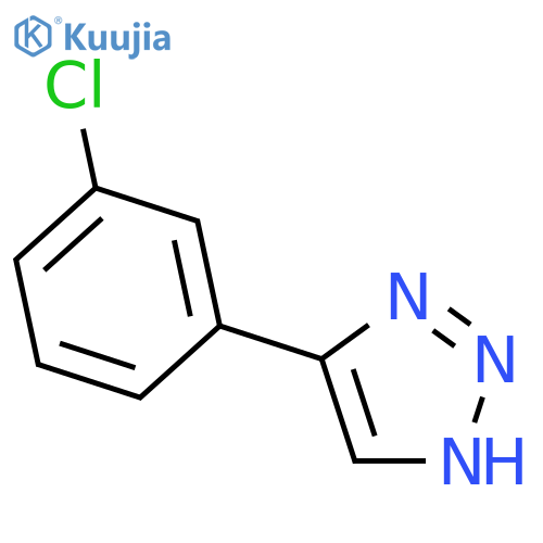 1H-1,2,3-Triazole, 4-(3-chlorophenyl)- structure
