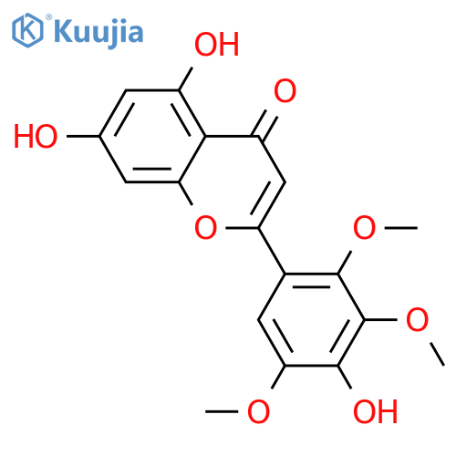 2',3',4',5,5',7-Hexahydroxyflavone; 2',3',5'-Tri-Me ether structure