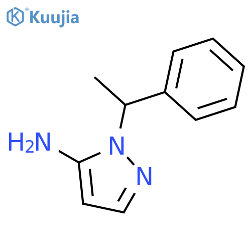 1-(1-Phenylethyl)-1H-pyrazol-5-amine structure