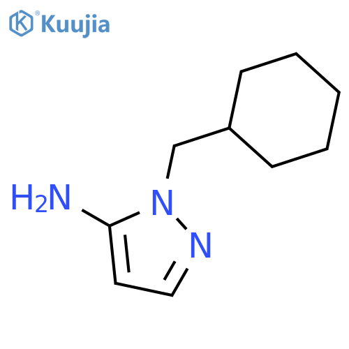 1-(Cyclohexylmethyl)-1H-pyrazol-5-amine structure
