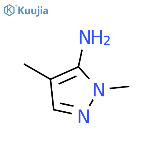 1,4-Dimethyl-1H-pyrazol-5-amine structure