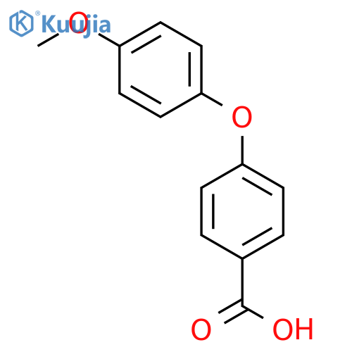 4-(4-Methoxyphenoxy)benzoic acid structure