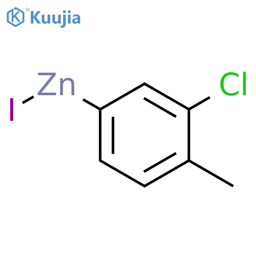 3-CHLORO-4-METHYLPHENYLZINC IODIDE 0.5& structure