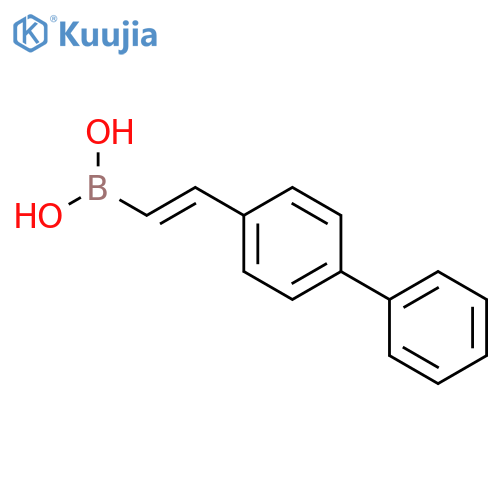 trans-2-(4-Biphenyl)vinylboronic Acid structure