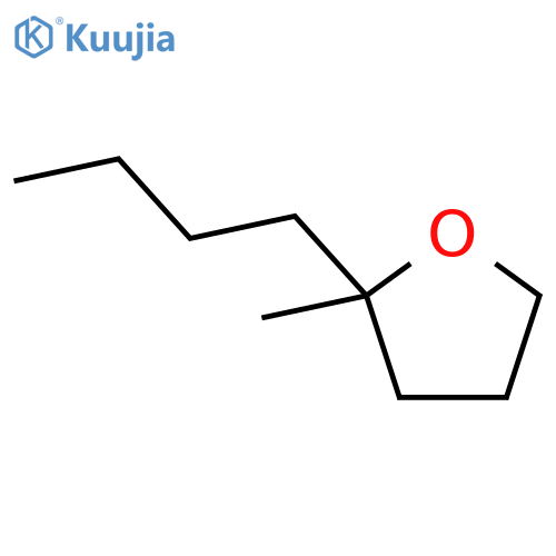 2-methyl-2-n-butyltetrahydrofuran structure