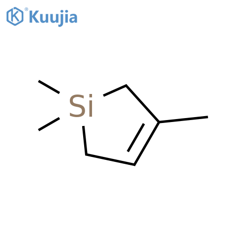 Silacyclopent-3-ene, 1,1,3-trimethyl- structure