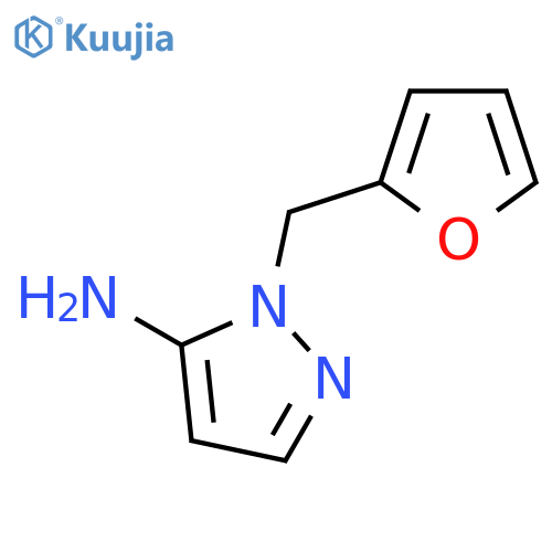 1-(2-furylmethyl)-1H-pyrazol-5-amine structure