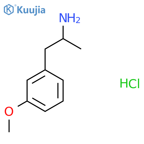 1-(3-Methoxyphenyl)propan-2-amine hydrochloride structure