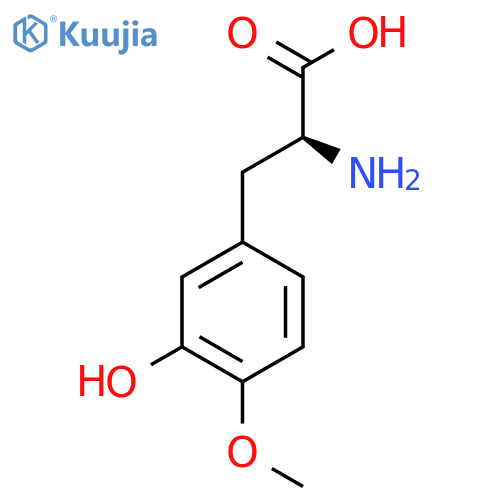 3-Hydroxy-O-methyl-L-tyrosine structure