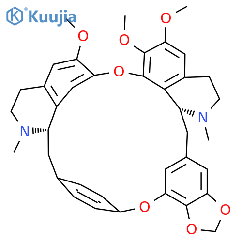 6,6',7-Trimethoxy-2,2'-dimethyl-12,13-methylenebis(oxy)berbaman structure