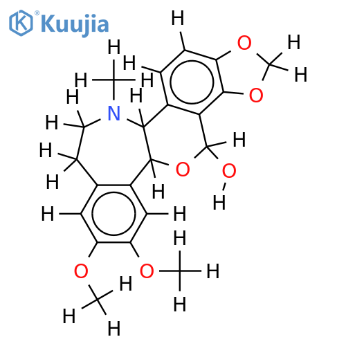 10,11-methanediyldioxy-2,3-dimethoxy-16-methyl-(6alpha)-rheadan-8alpha-ol structure
