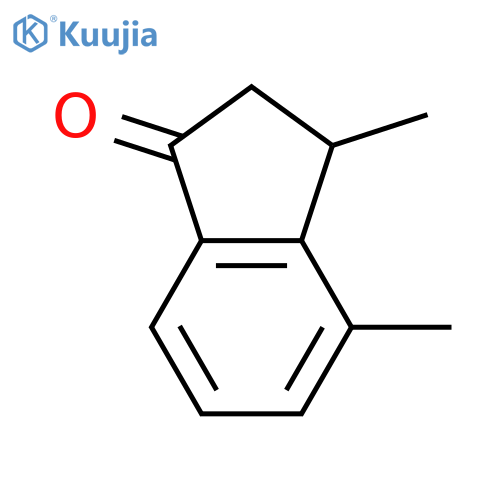 3,4-dimethyl-2,3-dihydro-1H-inden-1-one structure