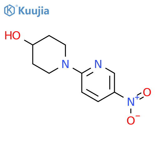 1-5-Nitropyridin-2-ylpiperidine-4-ol structure