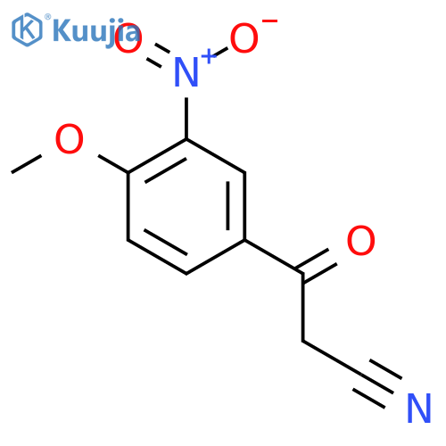 3-(4-Methoxy-3-nitrophenyl)-3-oxopropanenitrile structure