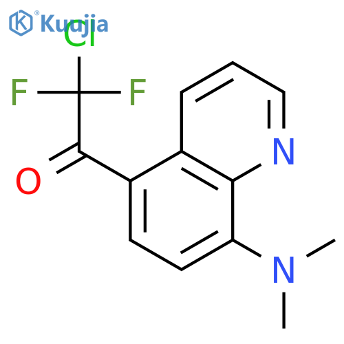 ETHANONE, 2-CHLORO-1-[8-(DIMETHYLAMINO)-5-QUINOLINYL]-2,2-DIFLUORO- structure