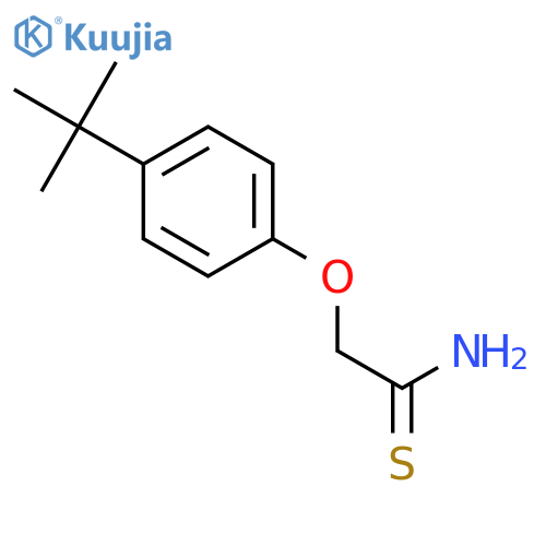 2-(4-tert-Butylphenoxy)thioacetamide structure