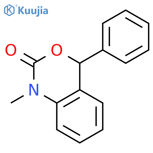1-methyl-4-phenyl-1,4-dihydro-2H-3,1-benzoxazin-2-one structure