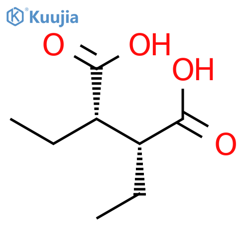 meso-2,3-diethylbutanedioic acid structure