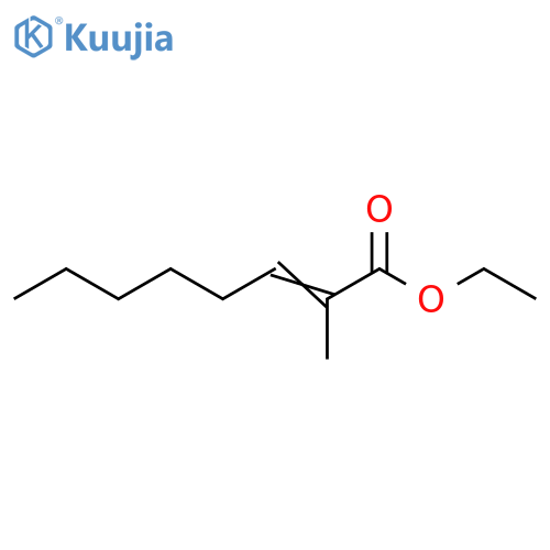 Ethyl 2-methyloct-2-enoate structure